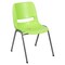 Emma and Oliver Ergonomic Shell Student Stack Chair - Classroom Chair / Office Guest Chair
